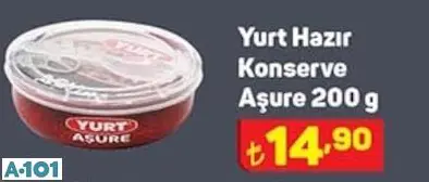 YURT HAZIR KONSERVE AŞURE YURT HAZIR KONSERVE AŞURE
